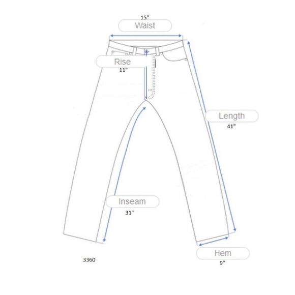 Levi's 515‎ Jeans Women's Size 12 Blue Bootcut Denim Jeans Made in USA! - Picture 2 of 10